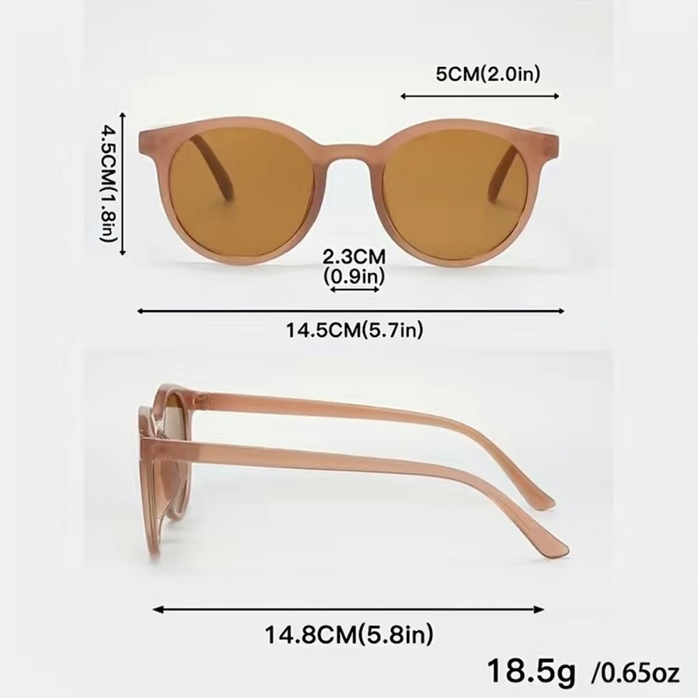 Madewell Women’s Natural Mauve Frame Polarized Recycled Plastic Sunglasses NEW - Picture 3 of 3